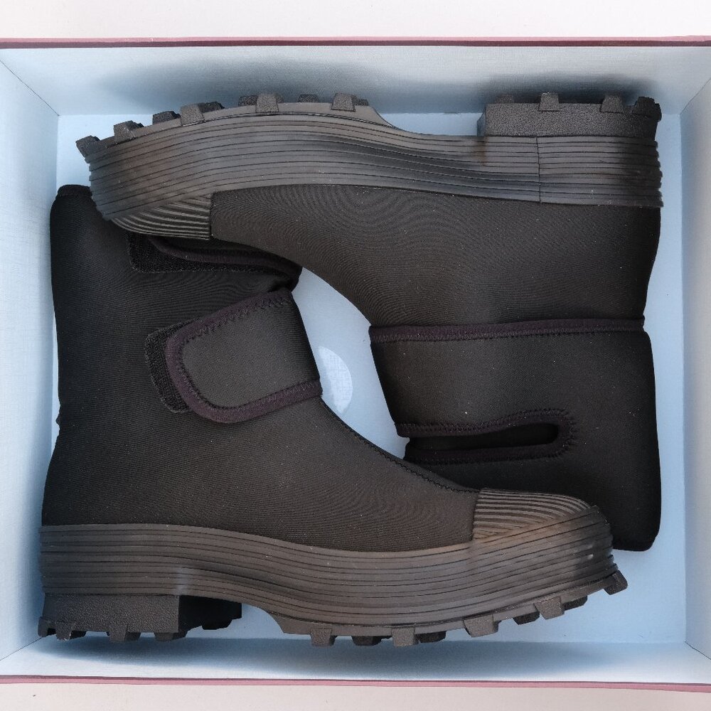 NEW Camper LAB Traktori Boots - Black Textile Ankle Boot EU 43 US 9.5 Worn Once